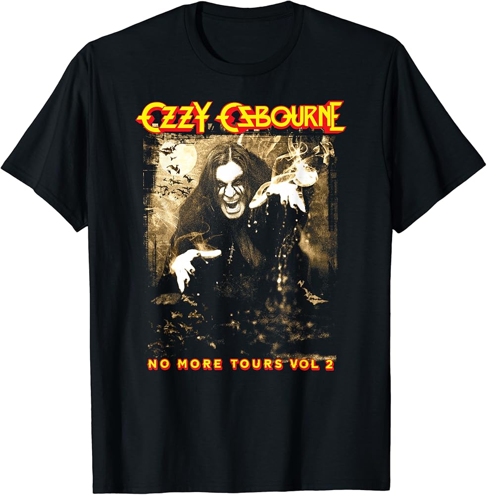 Ozzy Osbourne オジーオズボーン　ノーモアツアーズ2 Tシャツ Amazon | Ozzy Osbourne – No More Tours 2 Tシャツ | Tシャツ